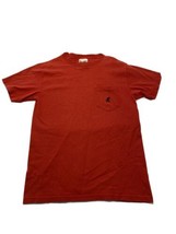 VTG New Walt Disney World Mickey Pocket Red T Shirt Embroided Made In USA Size S - £9.45 GBP