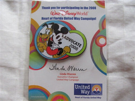 Disney Trading Pins 69886 WDW - Cast Member - United Way Advocate 2008 - £7.53 GBP
