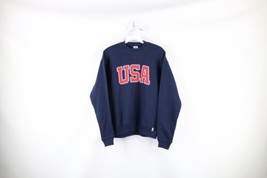 NOS Vintage 90s Russell Athletic Boys Large Spell Out USA Crewneck Sweat... - $39.55