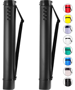 2-Pack Extendable Poster Tubes Expand from 24.5” to 40” with Shoulder St... - $59.96 CAD