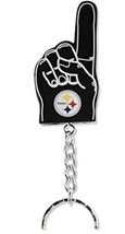 NFL Pittsburgh Steelers Unisex #1 Finger Keychain Novelty Football key C... - $97.79 MXN