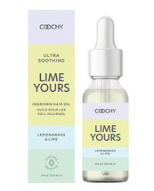 Coochy Ultra Soothing Ingrown Hair Oil Lemongrass Lime Cream .5 Oz - £15.65 GBP