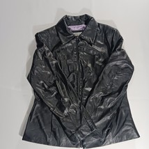 Wilson's Leather Pelle Studio RN#69426 Black Men's Jacket Full Zip Size Large image 11