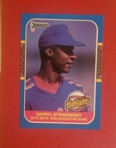 1987 Donruss Highlights Darryl Strawberry #42 New York Mets FREE SHIPPING - £1.58 GBP