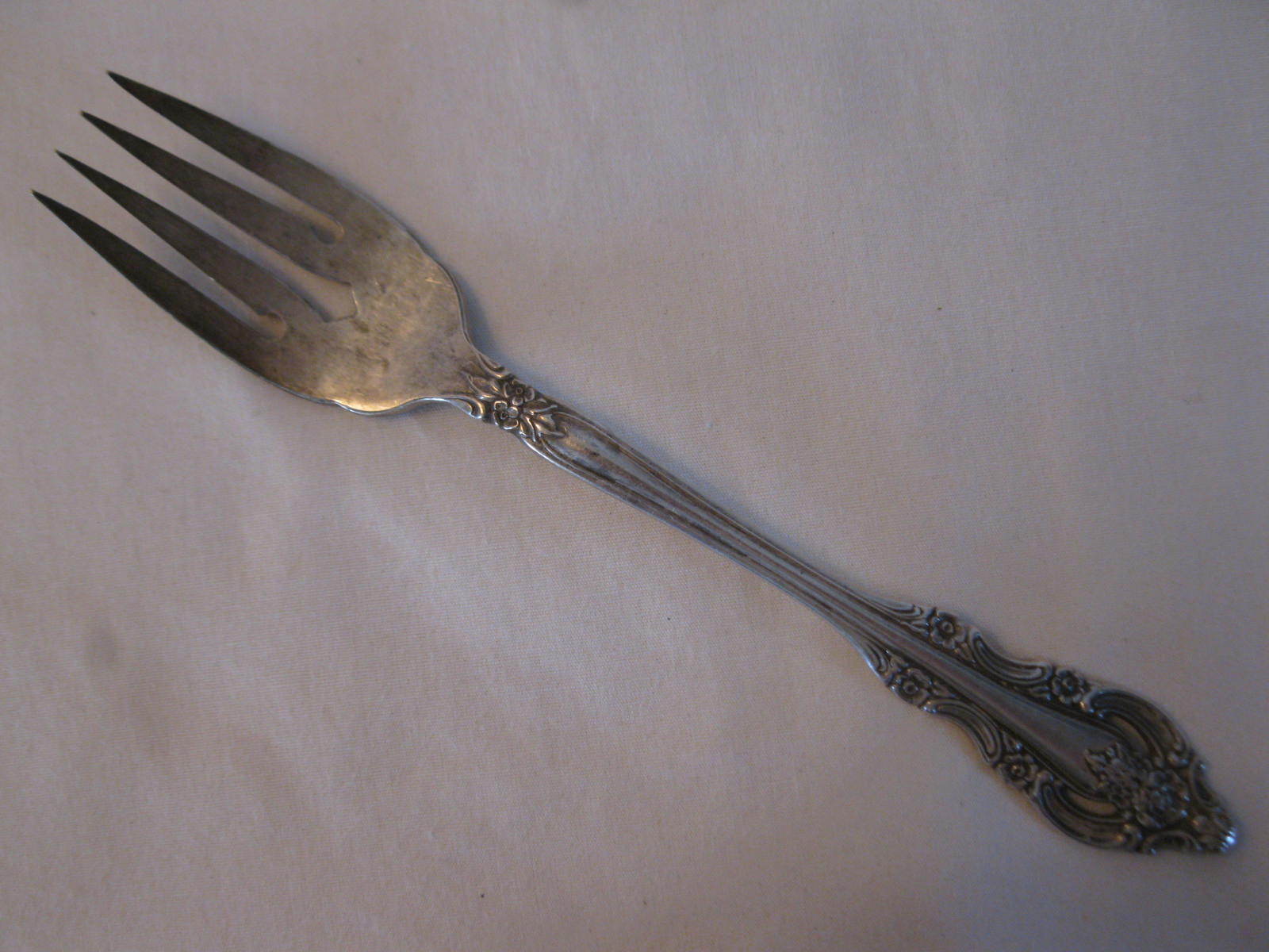 Community 1965 Silver Artistry Pattern Silver Plated 7" Salad Fork - $7.50