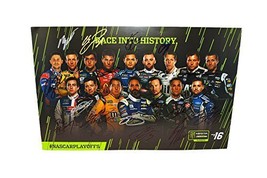 16X AUTOGRAPHED Monster Energy Cup Series FIRST NASCAR PLAYOFFS (Race In... - $494.96