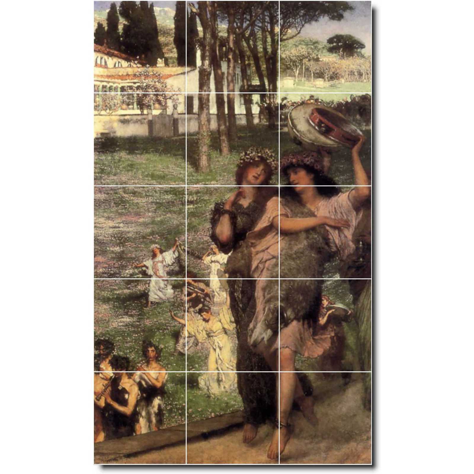Alma tadema lawrence on the road to the temple of ceres