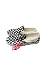 Vans Men Slip On Sneakers VN000EYEBWW Checkerboard Black/White Size 7.5 US - $44.55