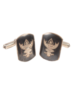 Vintage Siam Sterling Silver Cuff Links Temple Dancers - €9,73 EUR