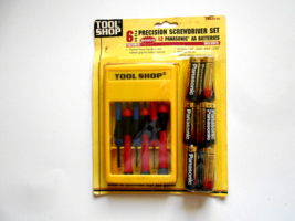 Tool Shop 6 piece Precision Screwdriver Set No. 244-3750 in Storage Case - $9.89