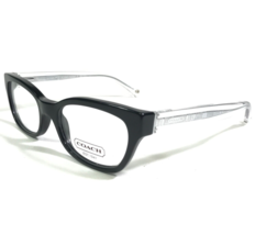 Coach Brille Rahmen HC 6042 Hadley 5002 Black Klar Cat Eye 48-17-135 - $54.47