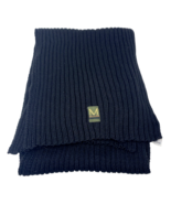 Matinique Black Knit Wool Rectangular Scarf - $26.05 CAD