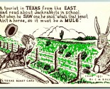 Fumetto Greetings CM Rogers Tourist IN Texas Boast Scheda Tx Unp Cromo C... - $5.08