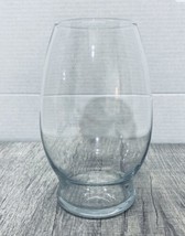 Valentines/Weddings/Xmas Clear Mario Glass Flower Vases H:7&quot; D: 4.375&quot;-BRAND NEW - £13.16 GBP