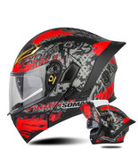 Men&#39;s And Women&#39;s Double Lens Exposed Motorcycle Helmet - $4,291.46 MXN