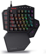 Redragon K585 Diti Wired One-Handed Rgb Mechanical Gaming Keyboard, 42 Keys - $47.99