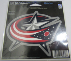 NHL Columbus Blue Jackets 4 inch Auto Magnet Die-Cut by WinCraft - £12.56 GBP