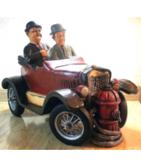 Vintage Laurel &amp; Hardy Large Statue Figurine Car &amp; Fire Hydrant See Desc... - £251.00 GBP