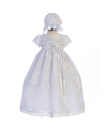 Exquisite Lace Detail Baby Girl Christening Dress Hat Set, Crayon Kids U... - $68.16 CAD
