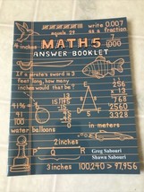 Teaching Textbooks Math 5, Answer Booklet - £8.29 GBP