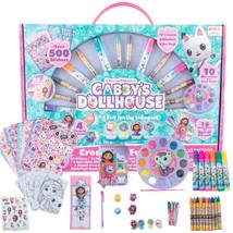 Innovative Designs Gabby&#39;s Dollhouse Creativity Fun Kids Art Set for Coloring, P - £30.01 GBP