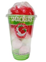 Smackers STRAWBERRY CREAM Bath Bomb Frappe Fizzer Sponge Red 6x5.29 oz/1... - $17.99