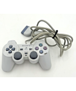 Sony PlayStation 1 PS1 White Analog Game Wired Controller Rumble OEM TESTED - $18.70