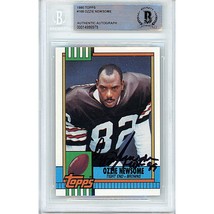 Ozzie Newsome Auto Cleveland Browns Autograph 1990 Topps Football Card B... - $97.98