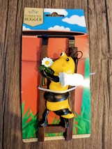 Bee Flower Pot Hugger, Bumblebee Plant Pot Sitter, Planter Hanging Animal image 3
