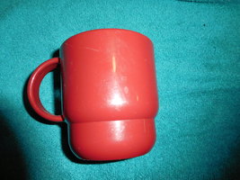 Vintage Tupperware Plastic Coffee Cup Brown - $8.50