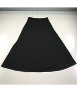 Comfy USA Maxi Skirt Womens Small Black Long Low Rise Flowy Draped Light... - £33.04 GBP