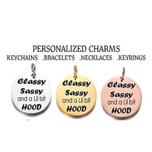 VRW Classy Sassy and a Lil Bit Hood Silver Gold and Rose Gold Engraved C... - $5.93