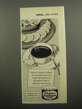 1955 Chase &amp; Sanborn Coffee Advertisement - $18.49