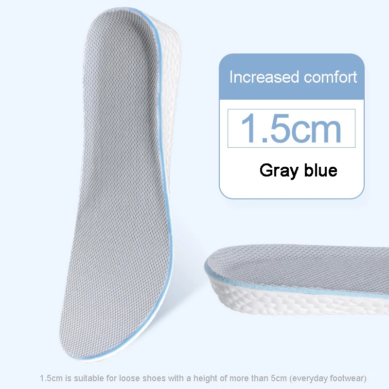 Insoles for Shoes  Heighten Heel Insert Pad Cushion Unisex Height Increase Insol - £111.74 GBP