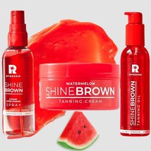 BYROKKO Original Shine Brown Watermelon Tanning SET 3IN1 | Super-Fast Tanning Cr - £71.69 GBP