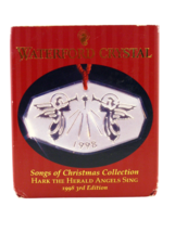 WATERFORD CRYSTAL SONGS OF CHRISTMAS HARK THE HERALD ANGELS SING 1998 3R... - $24.99
