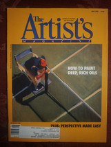 ARTISTS magazine June 1992 Tom McManus Nellie Gill Margot Schulzke  Patricia Mor - $11.52