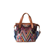 Nena &amp; Co Bag Ooak Backpack Artisan Vintage Huipil Woven *Excellent* - £278.33 GBP