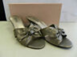 Bandolino New Womens Display Model Quelinda Taupe Slide Heel Sandals 9 M Shoes - £45.05 GBP