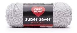 Red Heart Super Saver Metallic 4 Medium Acrylic Yarn, 5oz/142g, 255 Y - £6.77 GBP