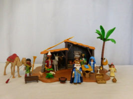 Playmobil Christmas Nativity Stable with Manger Set #5588 - £56.92 GBP