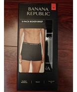 Banana Republic Mens Boxer Brief | 3-pack | Black | Medium.. - $24.74