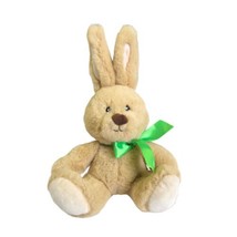American Greetings Bunny Rabbit Easter Plush 11 inch tall Tan Stuffed - £10.20 GBP
