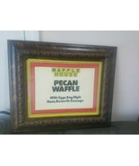 Waffle House sign Majestic Framed Man Cave Pecan Waffle HAM BACON Egg Sa... - $1,275.70 MXN