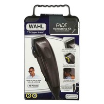 20 Pcs Wahl Msrp $55.99 Fade Black Trimmer Clipping Grooming Haircutting Kit - £28.76 GBP