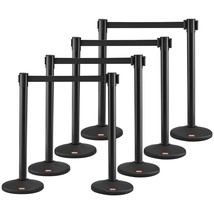 VEVOR Crowd Control Stanchions, 8-Pack Crowd Control Barriers with 4PCS ... - £401.92 GBP