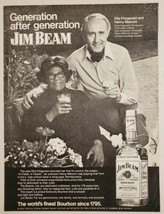 1973 Print Ad Jim Beam Kentucky Bourbon Whiskey Ella Fitzgerald &amp; Henry Mancini - £9.18 GBP