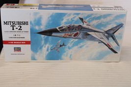 1/72 Scale Hasegawa, Mitsubishi T-2 Jet Model Kit #00334 BN Open box - $45.00
