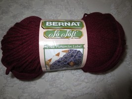 5 Oz. Bernat So Soft 100% Acrylic #09863 Dark Rose Yarn - $5.94