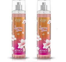 Eva Skin Care Senses body splash- Spring Lilies For Women 2 x 240ml - $901.59 MXN